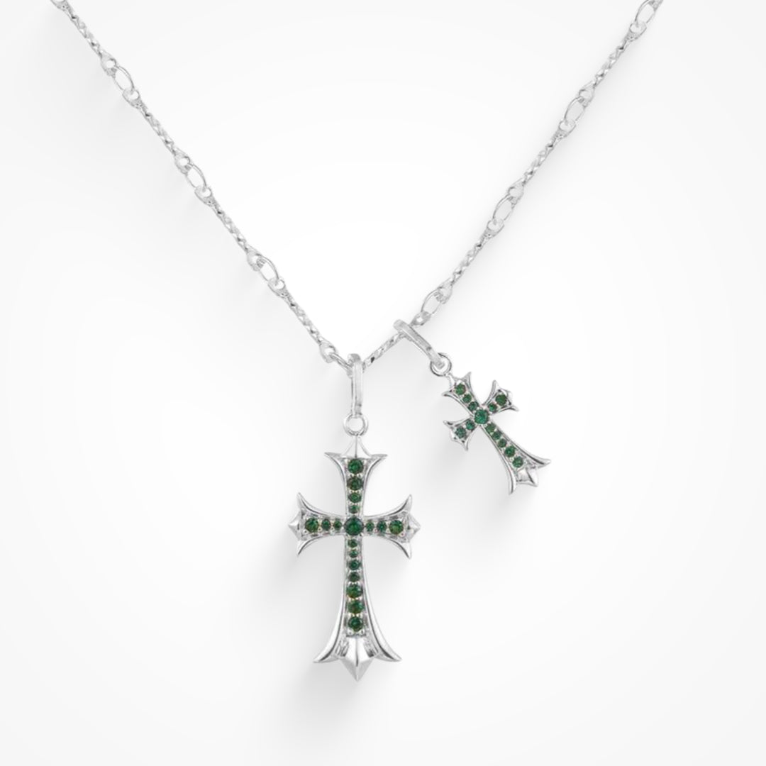 Double Cross Me Necklace